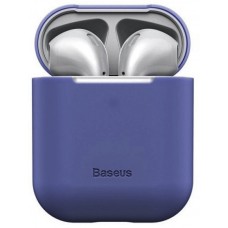 Чехол силиконовый для Apple Airpods Baseus WIAPPOD-BZ05 (синий)